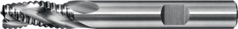 Schruppfräser 6527L D.6mm VHM 3 Schneiden lang Schruppfräser 6527L D.6mm VHM 3 Schneiden lang