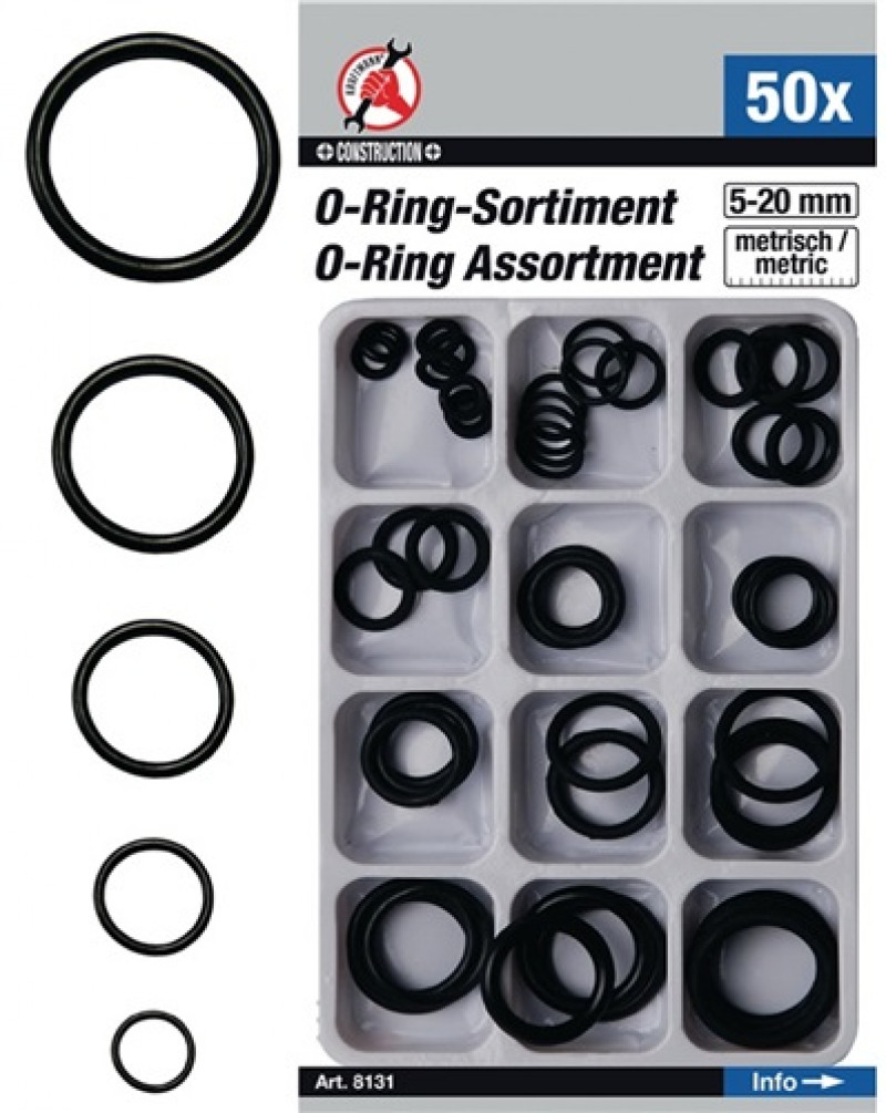 O Ringsortiment 50-teilig BGS O Ringsortiment 50-teilig BGS