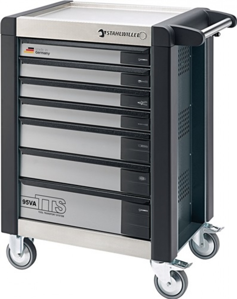 Werkstattwagen 7 Schubladen anthrazit L. 700 mm DC01A STAHLWILLE