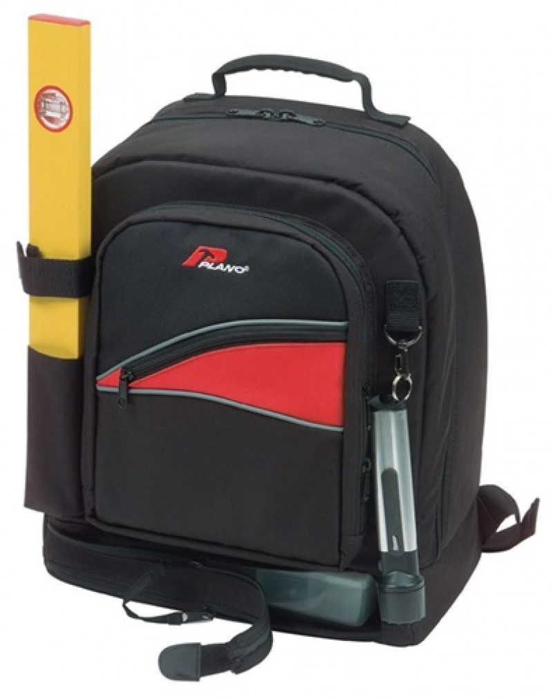 Werkzeugrucksack 542 TB B340xT200xH400mm Spezialku.schwarz/rot PLANO Werkzeugrucksack 542 TB B340xT200xH400mm Spezialku.schwarz/rot PLANO
