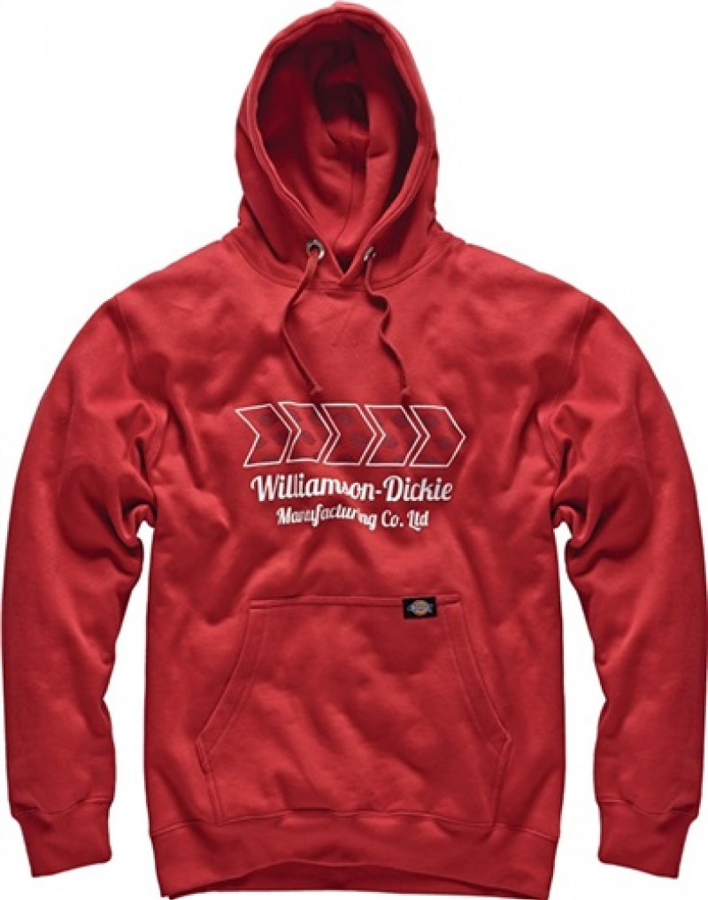 Kapuzensweatshirt Arkley Gr. XXL rot 80% CO/20% PES Dickies