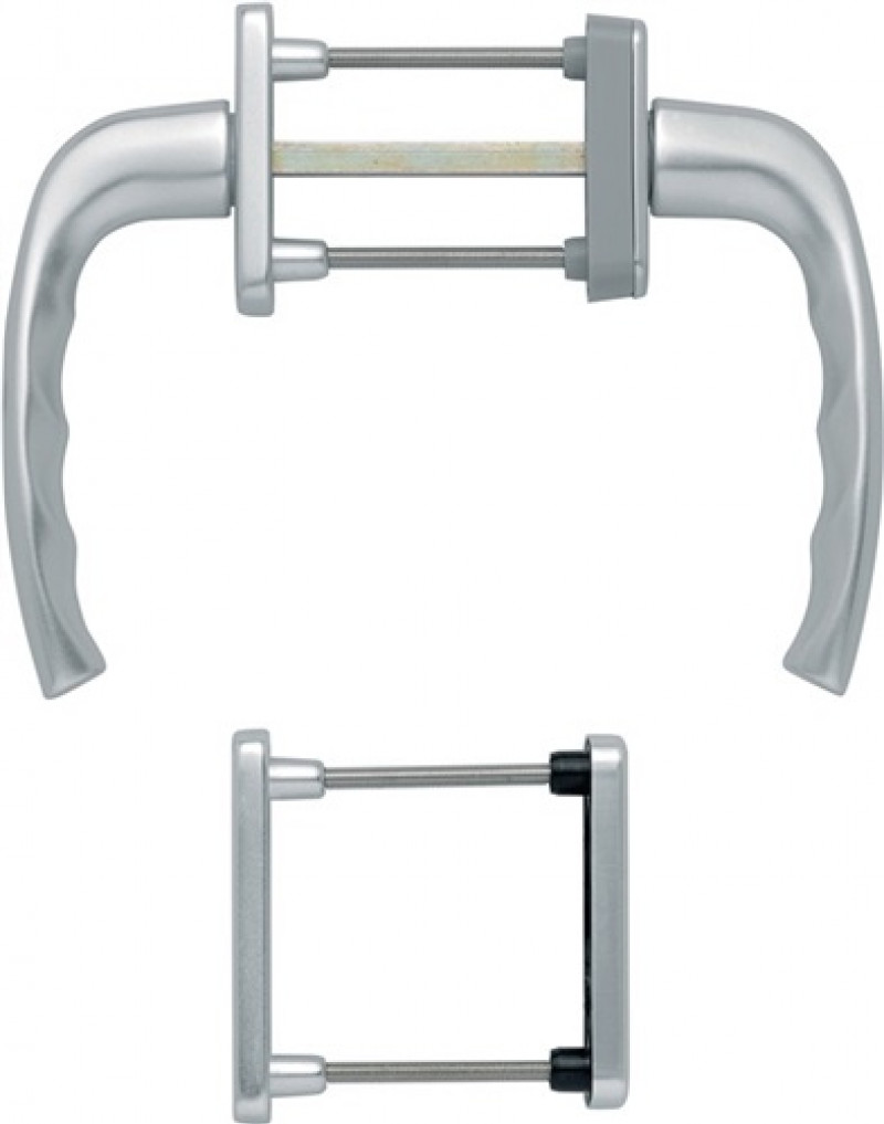 Balkongarnitur NY 0810/961N/U10/… Alu.F1 63-73mm 4-KT.7mm HOPPE Balkongarnitur NY 0810/961N/U10/… Alu.F1 63-73mm 4-KT.7mm HOPPE