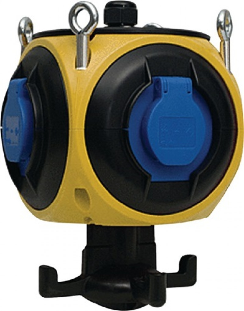Hängestromverteiler IP44 ungesichert A.2xCEE 16A 400V 2Steckd.230V Hängestromverteiler IP44 ungesichert A.2xCEE 16A 400V 2Steckd.230V