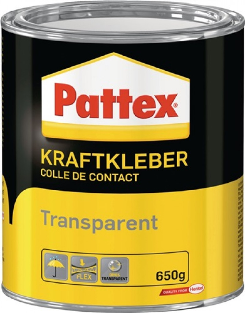 Kraftkleber transp.-40GradC b.+70GradC 650g Dose PATTEX Kraftkleber transp.-40GradC b.+70GradC 650g Dose PATTEX