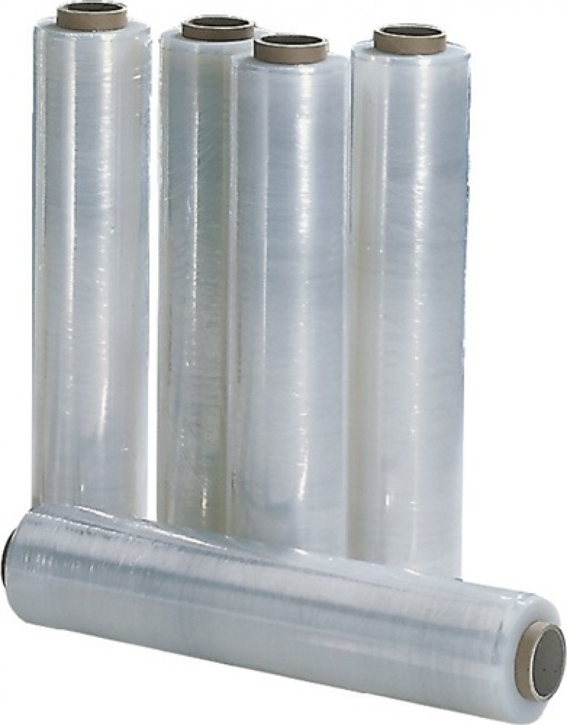 Stretchfolie L300 mxB450 mm 20 µm transp.6RL/VE Stretchfolie L300 mxB450 mm 20 µm transp.6RL/VE