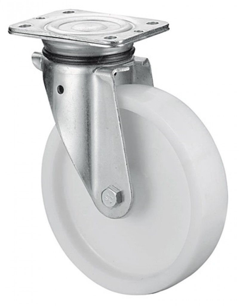 Schwerlast-Lenkrolle D.125mm Trgf.600kg Ku.Platte L138xB110mm Schwerlast-Lenkrolle D.125mm Trgf.600kg Ku.Platte L138xB110mm