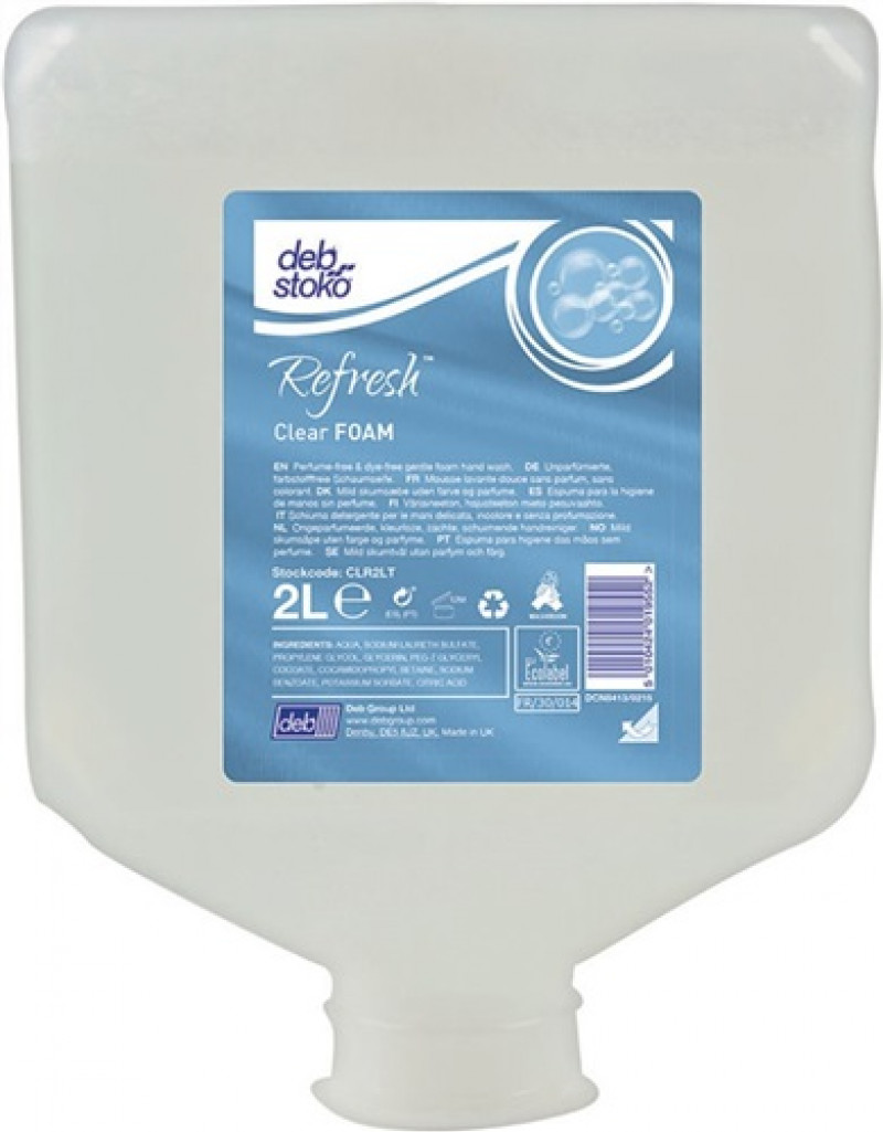 Schaumseife Refresh Clear FOAM 2l o.Duft-/Farbstoffe Kartusche STOKO Schaumseife Refresh Clear FOAM 2l o.Duft-/Farbstoffe Kartusche STOKO