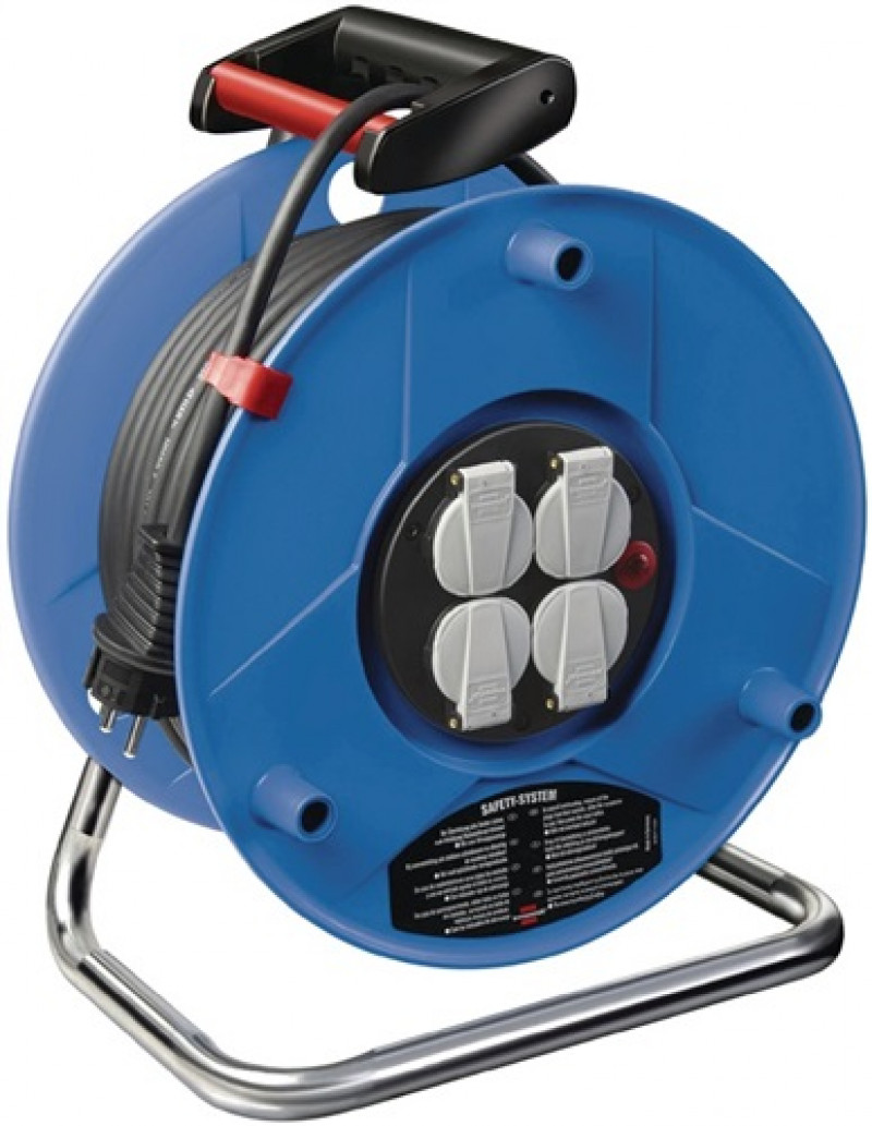 Kabeltrommel Garant 50m H05VV-F 3x1,5 mm² 290mm 4 Schutzkon.steckd. Kabeltrommel Garant 50m H05VV-F 3x1,5 mm² 290mm 4 Schutzkon.steckd.