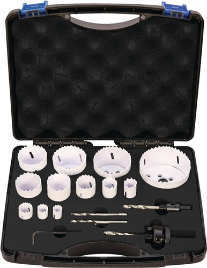 Lochsägensatz 16-tlg.16-76mm Schnitt-T.38mm Bi-Metall PROMAT Lochsägensatz 16-tlg.16-76mm Schnitt-T.38mm Bi-Metall PROMAT