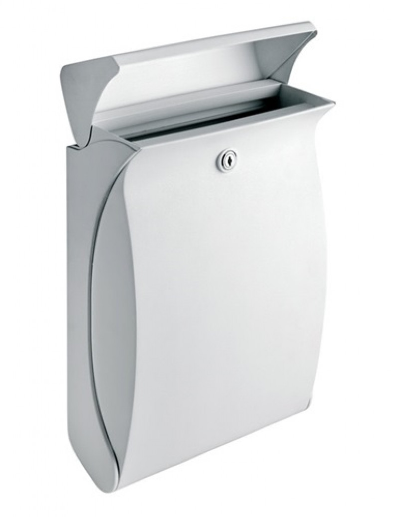 Briefkasten Swing H.419mm B.271mm T.129mm weiß Ku.DIN C4 BURG-WÄCHTER Briefkasten Swing H.419mm B.271mm T.129mm weiß Ku.DIN C4 BURG-WÄCHTER