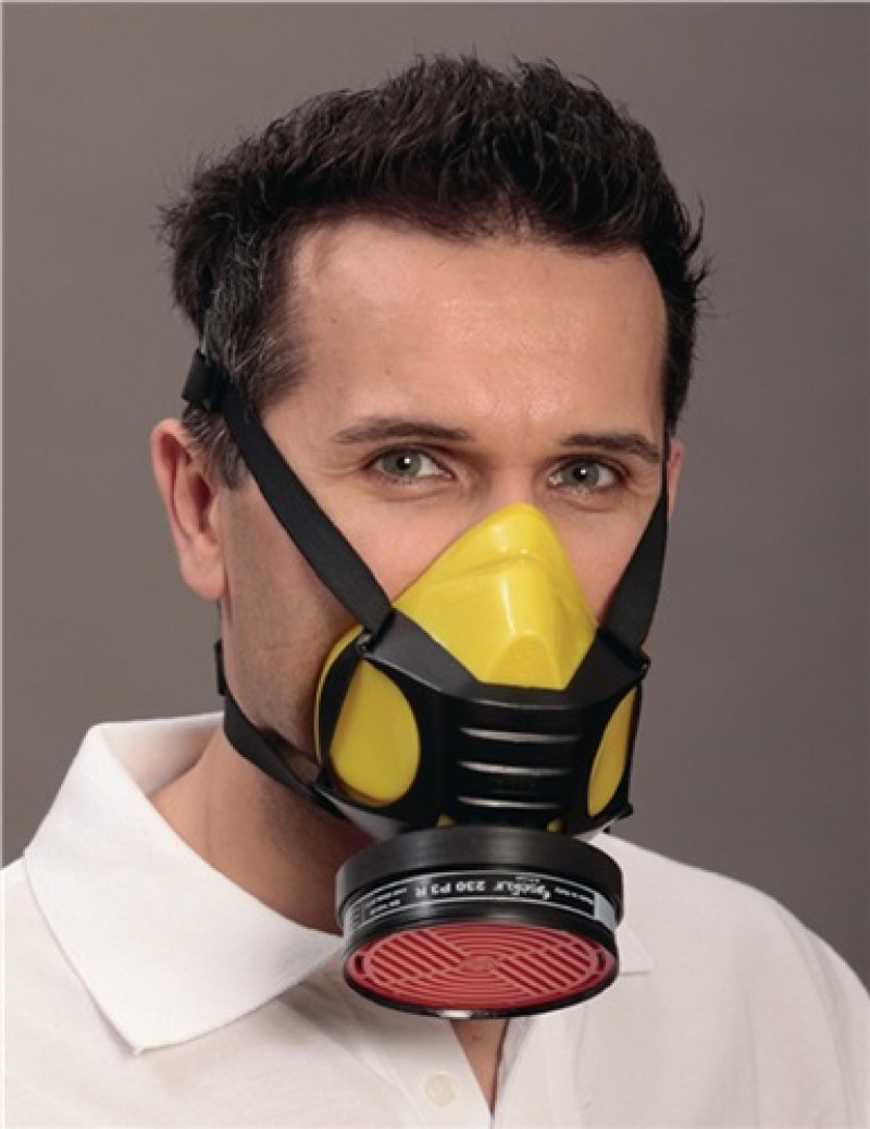 Atemschutzhalbmaske Polimask GAMMA/Silikone EN 140 o.Filter,Silik.EKASTU Atemschutzhalbmaske Polimask GAMMA/Silikone EN 140 o.Filter,Silik.EKASTU