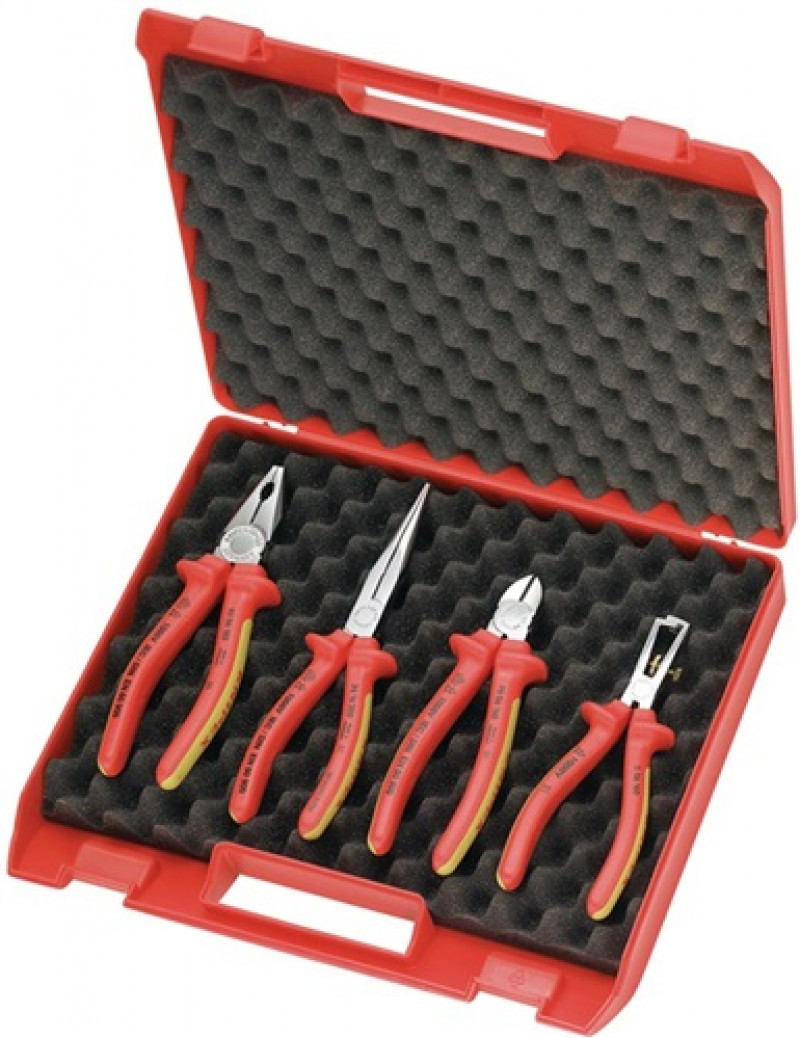 Zangensatz Kompakt-Box Inh.4tlg.VDE Kunststoffkoffer KNIPEX Zangensatz Kompakt-Box Inh.4tlg.VDE Kunststoffkoffer KNIPEX