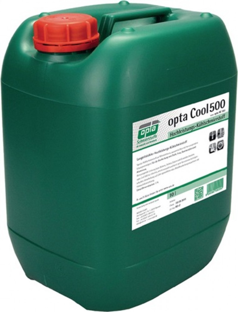 Hochleistungs-Kühlschmierstoff Cool 500 wassermischbar 10l Kanister OPTA Hochleistungs-Kühlschmierstoff Cool 500 wassermischbar 10l Kanister OPTA