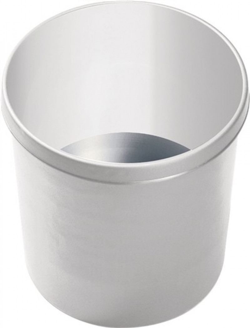 Papierkorb 12l H270xD.260mm m.Griffrand Ku.hellgrau