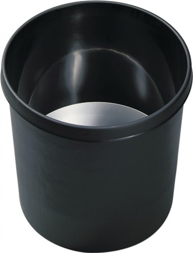 Papierkorb 12l H270xD.260mm m.Griffrand Ku.schwarz Papierkorb 12l H270xD.260mm m.Griffrand Ku.schwarz