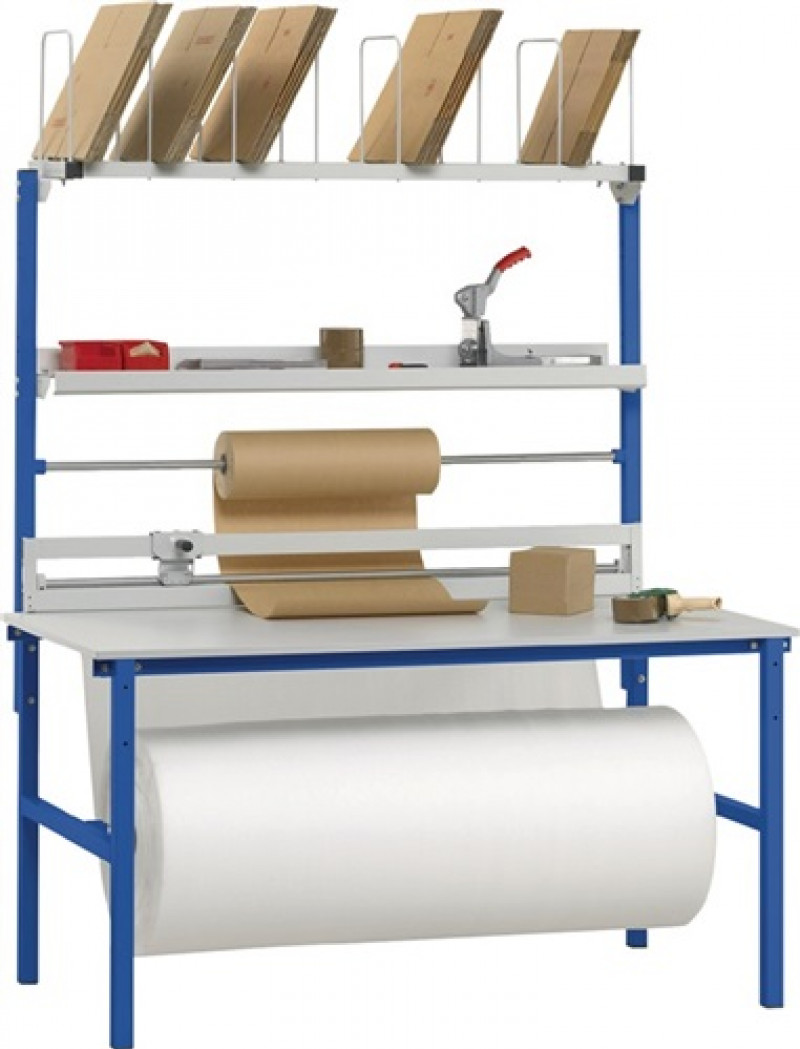 Packtisch-Set B2000xT800xH2205mm Aufbauten Variante 2 Packtisch-Set B2000xT800xH2205mm Aufbauten Variante 2