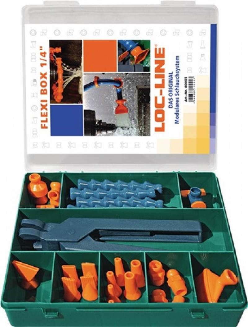 Kühlmittelschlauchset Gr. 1/4 Zoll 27 tlg. Loc-Line Kühlmittelschlauchset Gr. 1/4 Zoll 27 tlg. Loc-Line