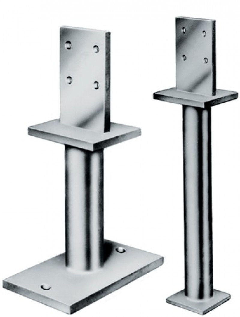 Stützenfuß ETA 07/0285 100x80x10mm STA st.verz.z.Bet.Loch-D.8,5mm Stützenfuß ETA 07/0285 100x80x10mm STA st.verz.z.Bet.Loch-D.8,5mm