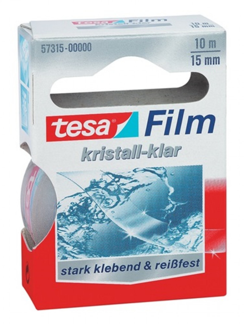 Klebeband tesafilm® 57315 kristall-klar L.10m B.15mm Rl. Klebeband tesafilm® 57315 kristall-klar L.10m B.15mm Rl.