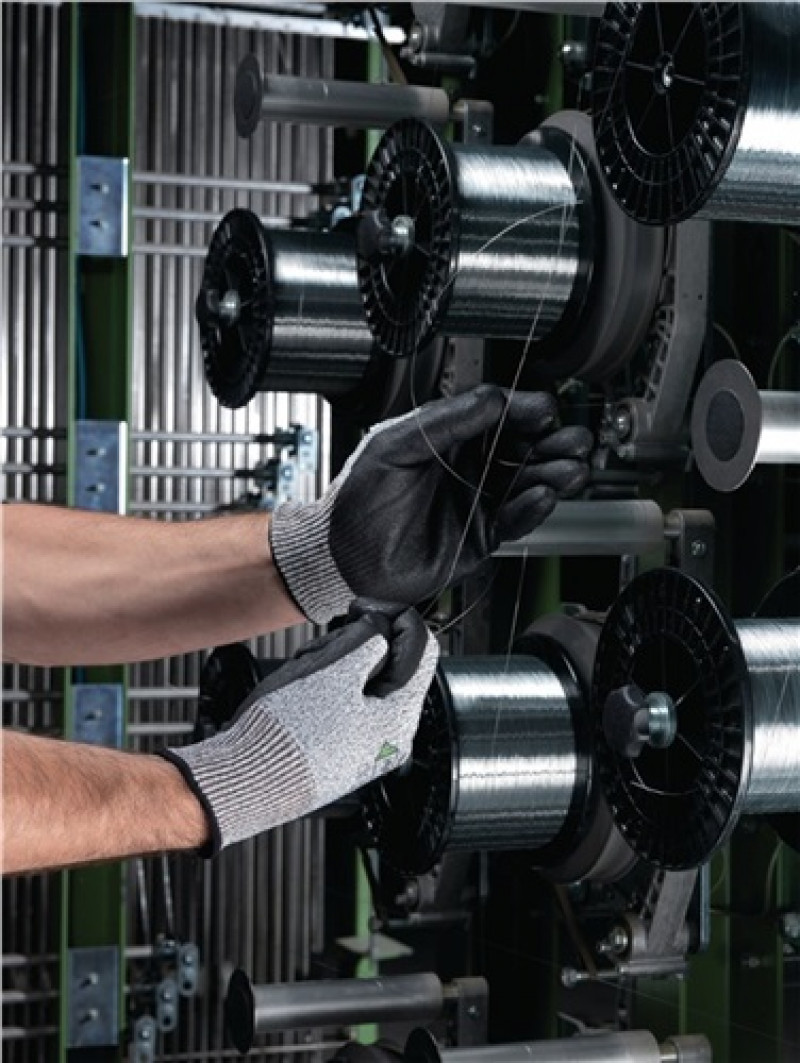 Schnittschutzhandschuhe HyFlex 11-435 Gr.10 grau/schwarz 12 PA Schnittschutzhandschuhe HyFlex 11-435 Gr.10 grau/schwarz 12 PA