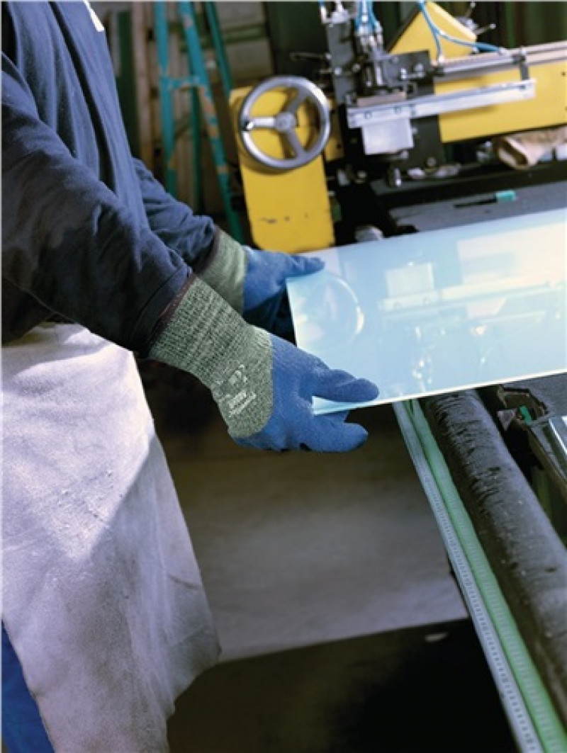 Schnittschutzhandschuhe PowerFlex 80-658 Gr.8 grün-meliert/blau 6 PA Schnittschutzhandschuhe PowerFlex 80-658 Gr.8 grün-meliert/blau 6 PA