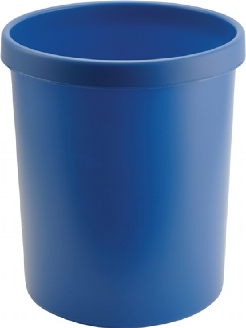 Papierkorb 18l H320xD.315mm m.Griffrand Ku.blau Papierkorb 18l H320xD.315mm m.Griffrand Ku.blau