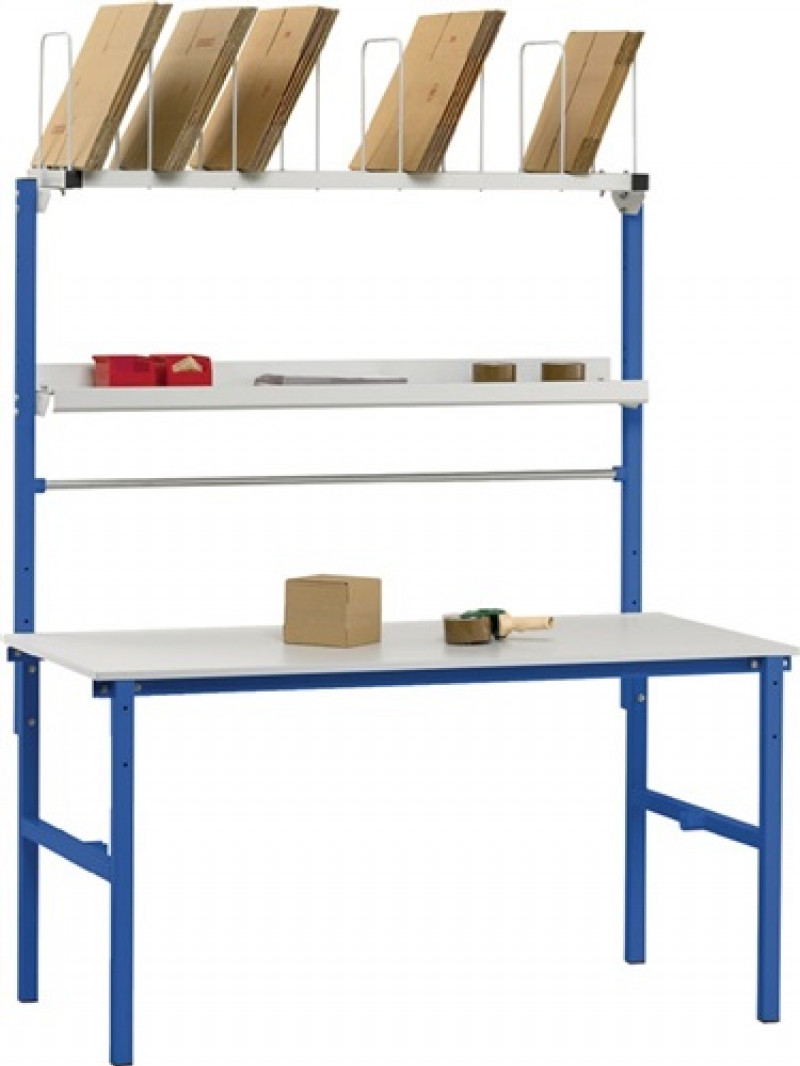 Packtisch-Set B1600xT800xH2205mm Aufbauten Variante 1 Packtisch-Set B1600xT800xH2205mm Aufbauten Variante 1