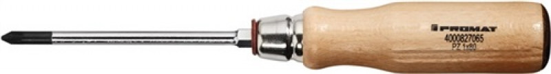 Schraubendreher PZD 1x80mm L.180mm durchg.Kl. 6-Kt.-Ansatz m.Lederkappe Holzheft Schraubendreher PZD 1x80mm L.180mm durchg.Kl. 6-Kt.-Ansatz m.Lederkappe Holzheft
