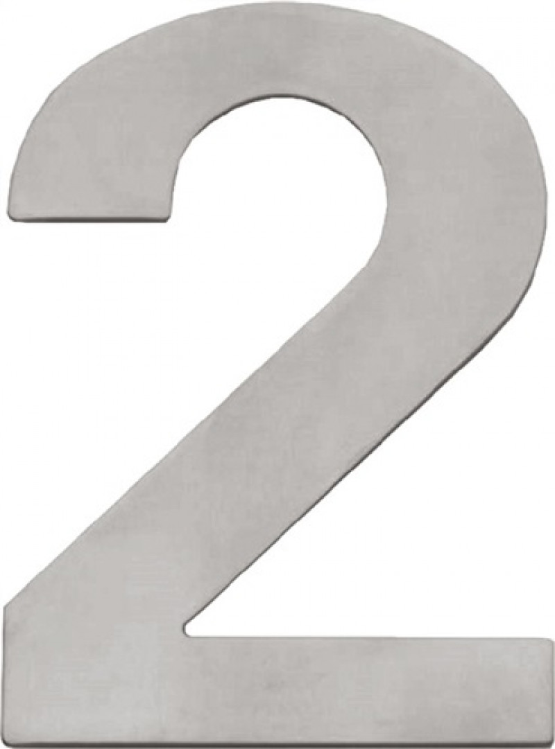 Hausnummer Ziffer 2 VA ma 150mm B.110mm Hausnummer Ziffer 2 VA ma 150mm B.110mm