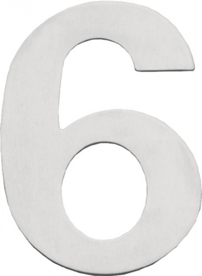 Hausnummer Ziffer 6 VA ma 150mm B.108mm Hausnummer Ziffer 6 VA ma 150mm B.108mm