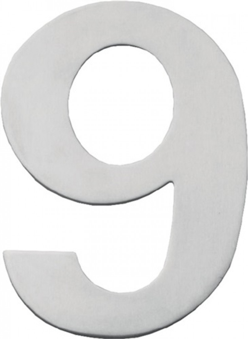 Hausnummer Ziffer 9 VA ma 150mm B.108mm Hausnummer Ziffer 9 VA ma 150mm B.108mm