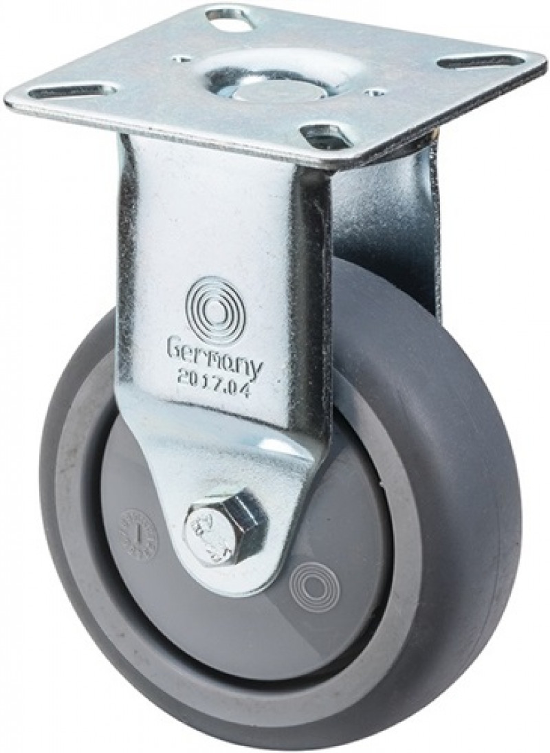 Bockrolle 50mm 40kg Vollgummi 54 x 54mm Bockrolle 50mm 40kg Vollgummi 54 x 54mm