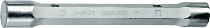 Doppelsteckschlüssel 626 SW 18x19mm L.165mm massiv Bohrungs-D.15,0/17,5mm GEDORE
