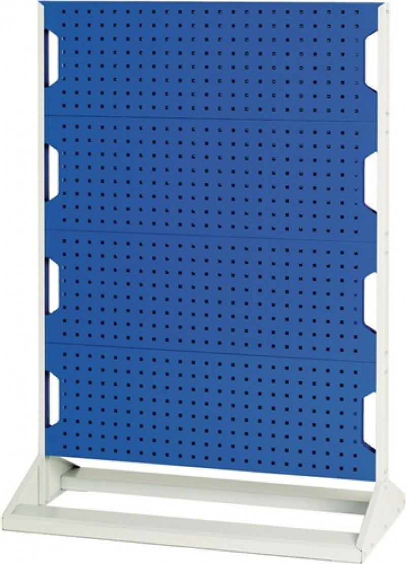 Stellwand beids.H1450xB1000xT550mm 8 Lochplatten enzianblau Stellwand beids.H1450xB1000xT550mm 8 Lochplatten enzianblau