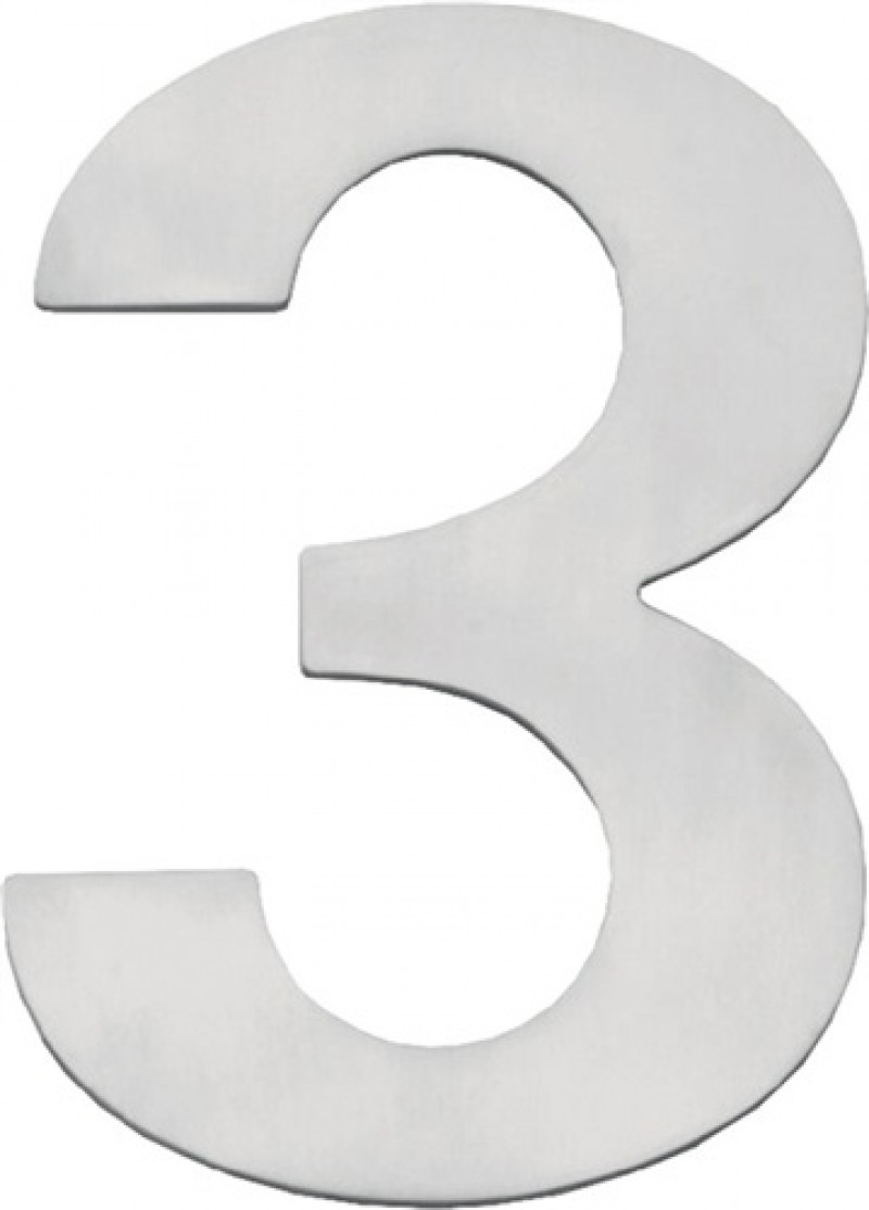 Hausnummer Ziffer 3 VA ma 150mm B.108mm Hausnummer Ziffer 3 VA ma 150mm B.108mm