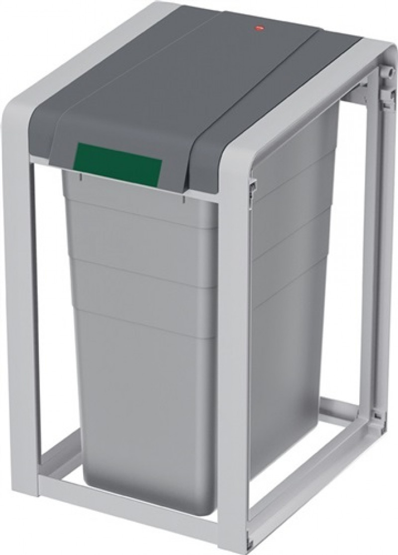 Wertstoffsammler 35l H570xB350xT415mm telegrau staubgrau Basiseinheit HAILO Wertstoffsammler 35l H570xB350xT415mm telegrau staubgrau Basiseinheit HAILO