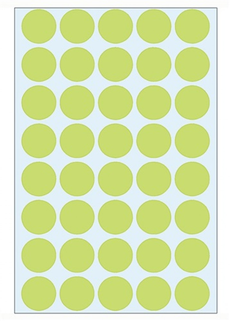 HERMA Markierungspunkt 2255 19mm Papier grün 1.280 St./Pack. HERMA Markierungspunkt 2255 19mm Papier grün 1.280 St./Pack.