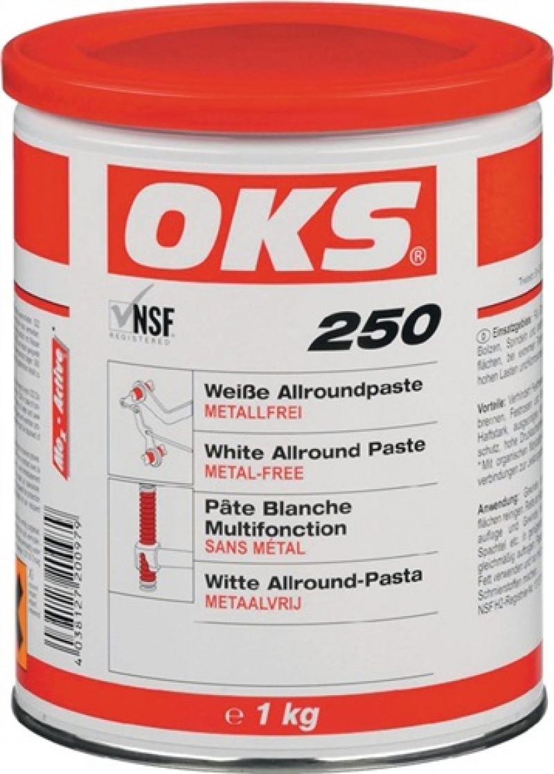 Weiße Allroundpaste 250 weiß 1000g Dose OKS Weiße Allroundpaste 250 weiß 1000g Dose OKS