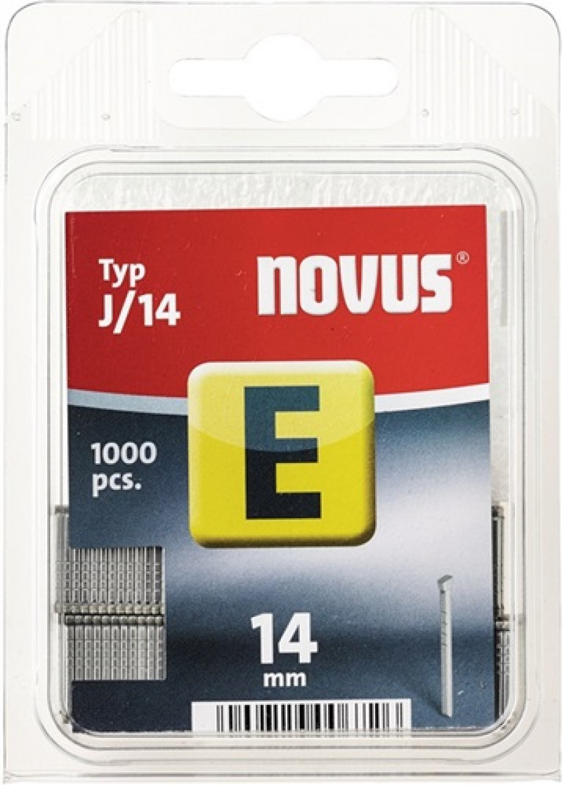 Nägel Typ J L.14mm Draht-B.1,20mm m.Kopf 1000St./Krt.NOVUS Nägel Typ J L.14mm Draht-B.1,20mm m.Kopf 1000St./Krt.NOVUS
