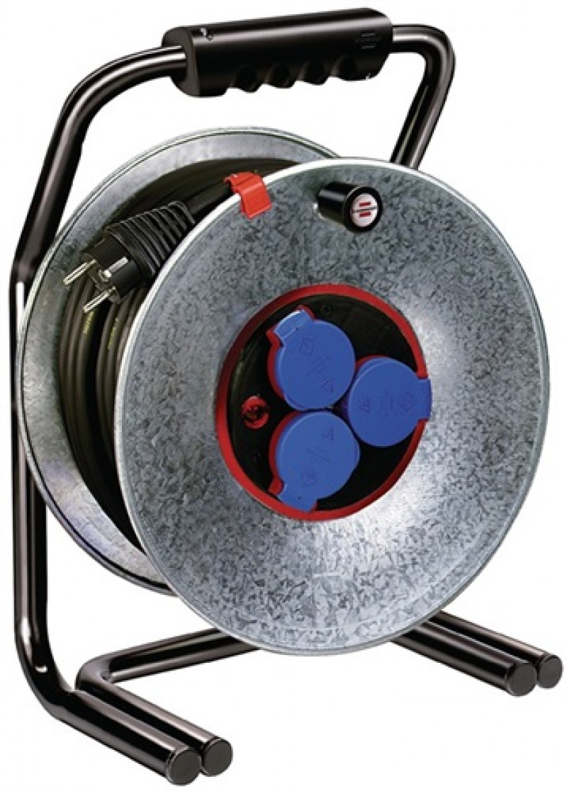 Kabeltrommel Brobusta S Bretec 40m H07RN-F 3x1,5 mm² 290mm 3 Schutzkon.steckd. Kabeltrommel Brobusta S Bretec 40m H07RN-F 3x1,5 mm² 290mm 3 Schutzkon.steckd.