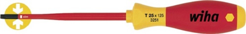 Schraubendreher VDE TX Gr.27x125mm Ges.-L.243mm Rundklinge m.Mehrkomp.-Griff Schraubendreher VDE TX Gr.27x125mm Ges.-L.243mm Rundklinge m.Mehrkomp.-Griff