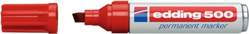 Permanentmarker 500 rot Strich-B.2-7mm Keilspitze EDDING Permanentmarker 500 rot Strich-B.2-7mm Keilspitze EDDING