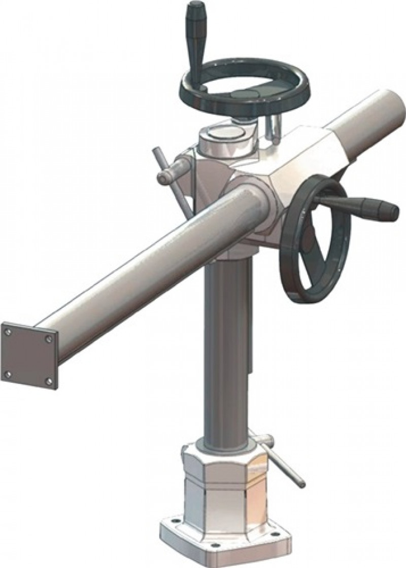 Brennerstativ horizontal/vertikal: 500/290mm 360Grad Brennerstativ horizontal/vertikal: 500/290mm 360Grad