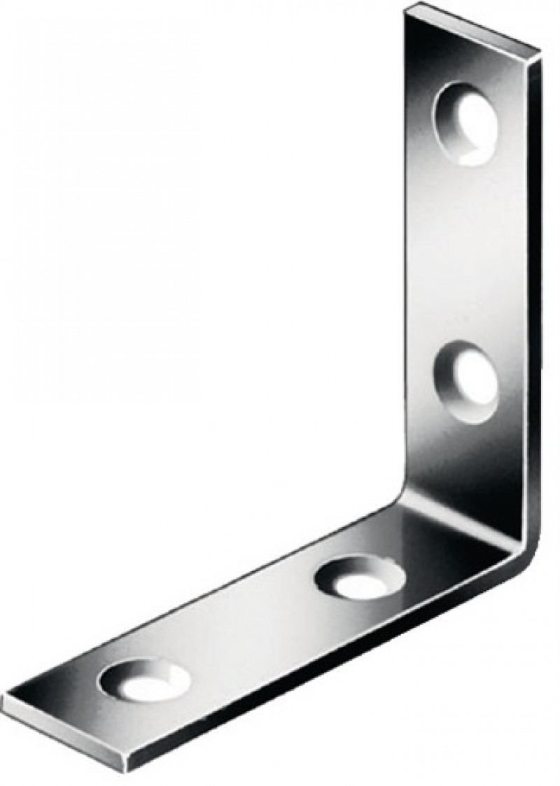 Stuhlwinkel L.80x80mm B.18mm S.2mm STA blau verz.VORMANN Stuhlwinkel L.80x80mm B.18mm S.2mm STA blau verz.VORMANN