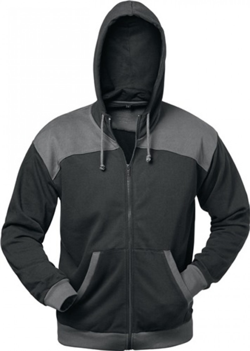 Sweatshirtjacke Florenz Gr.XXL schwarz/grau 80% CO/20% PES ELYSEE Sweatshirtjacke Florenz Gr.XXL schwarz/grau 80% CO/20% PES ELYSEE