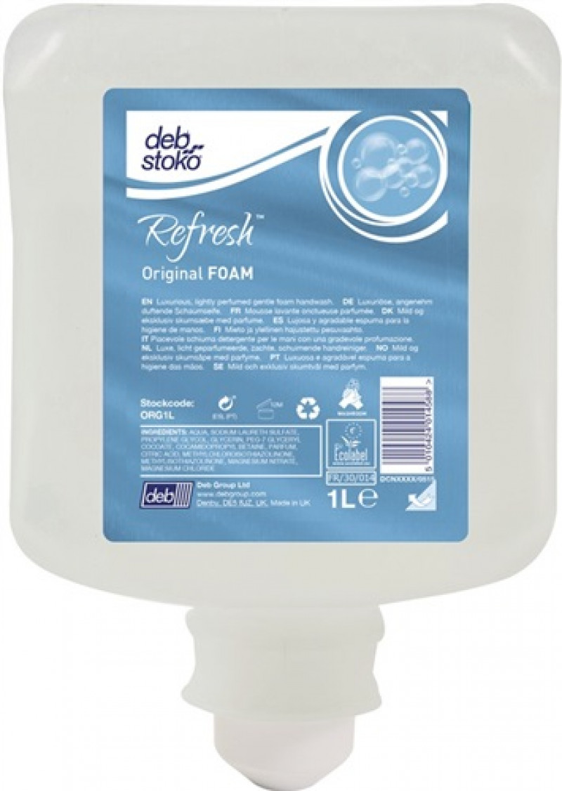 Schaumseife Refresh orig.FOAM 1l f.47 07 020 186 parfümiert ungefärbt Kartusche Schaumseife Refresh orig.FOAM 1l f.47 07 020 186 parfümiert ungefärbt Kartusche