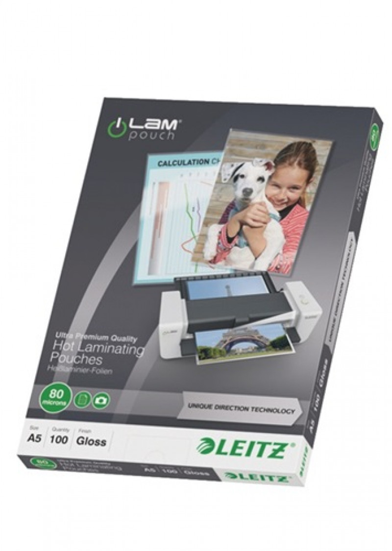 Laminierfolie DIN A5 L216xB154mm Folienstärke 80 µm KT=100 St.