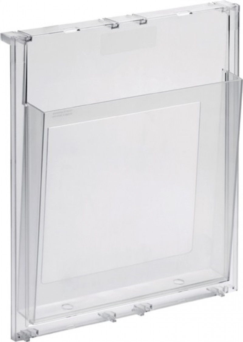 Prospekthalter H326xB280xT59mm DIN A4 Acryl Prospekthalter H326xB280xT59mm DIN A4 Acryl