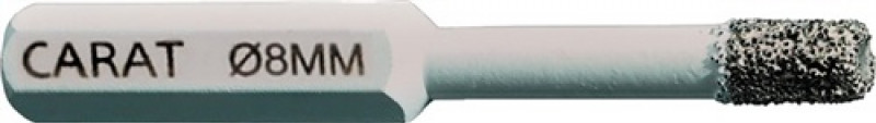 Fliesenbohrer D.8mm 35mm 6-kant-Aufnahme CARAT Fliesenbohrer D.8mm 35mm 6-kant-Aufnahme CARAT