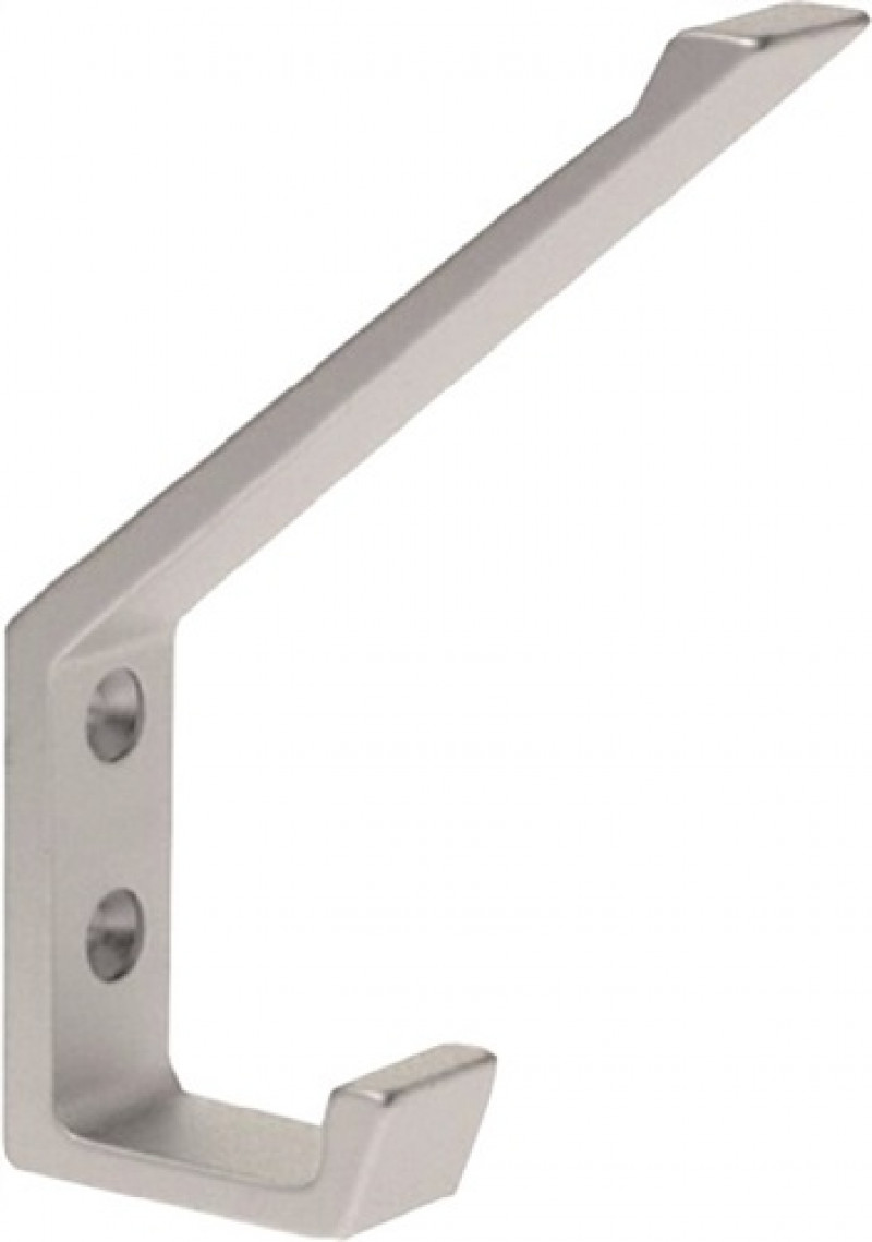 Huthaken Ausf. einfach A. 75mm Alu. silberf. elox. H.105mm HSI Huthaken Ausf. einfach A. 75mm Alu. silberf. elox. H.105mm HSI